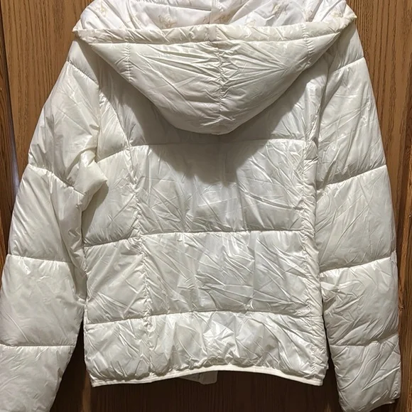 True Religion Women's Cream Puffer Jacket - Picture 3 of 4